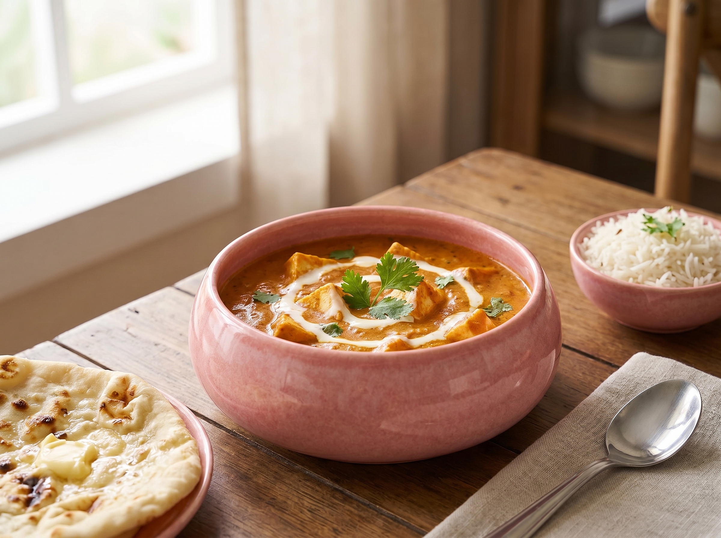 Anwaliya Ceramic Bowls for Dessert and Curry, Pink, 175 ml – Set of 6 – view 5